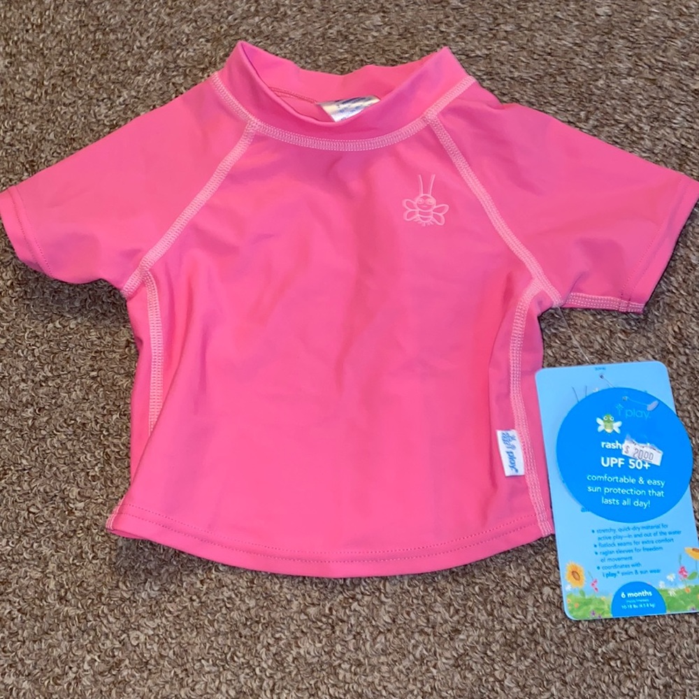Girls rash guard shirt brand new upf 50